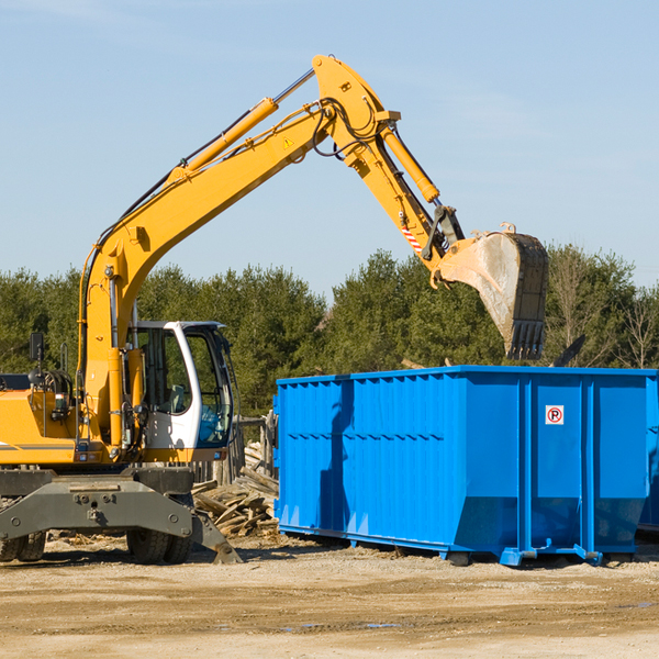 what size residential dumpster rentals are available in Louisburg Minnesota